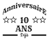 Anniversaire 10 ans déjà