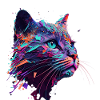 Psychedelic Cat