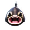 Laughing kawaii fish