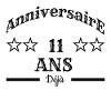 Anniversaire 11 ans déjà