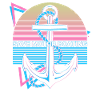 Funny Boat Ride Retro