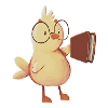 Bookworm chick
