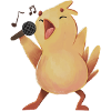 Singing Easter chicks