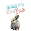 Funny Cute Happy Easter Bunny