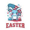 Funny Cute Happy Easter Bunny