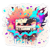 Autocollant Retro Cassette