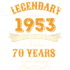 70e anniversaire Millésime 1953