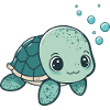 Cute little Baby Turtle