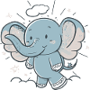 Cute Little Elephant