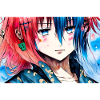 Mädchen Mangastyle