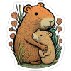 Capybara cuddles