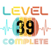 39 anni - 39° compleanno Level 39 Complete Design