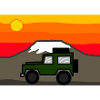 Offroader in Africa