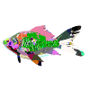 bunter Fisch
