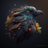 Ein mystischer Vogel
