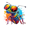 Maur med solbriller Rainbow Ant solbriller
