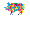 Pig Polygon Farmer Pigs