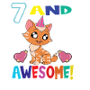 7 And Awesome Birthday Cat