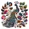 Peacock in The Garden