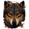 Wolf Face Brown
