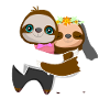 Wedding Day Married Sloth Whisperer
