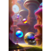 Bunte Seifenblasen