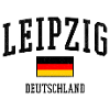 Leipzig Germany Design with flag