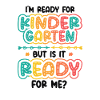 Ready for kindergarten