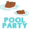 Capybara Pool Party