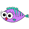 Fish Purple