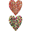 herzen bunt