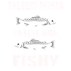 Funny angler fisherman fischy