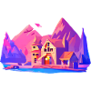 crystalline landscape