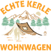 Echte Kerle ziehen Wohnwagen