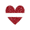 Latvia Heart Art Design