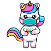 Chemie einhorn geschenkidee