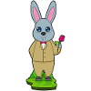 Rabbit Groom Suit Wedding