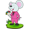 Mouse Groom Bouquet Wedding