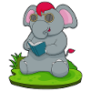 Elephant Book Glasses