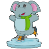 Elephant Ice Skating Skates