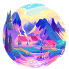 crystalline landscape nature 2