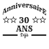 Anniversaire 30 ans déjà
