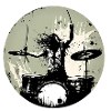 Drummer crazy gray