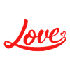 Heart Love Lettering with Bows