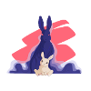 Easter bunnies