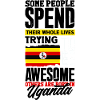 Ugandan Uganda Ugandan Flag Quote