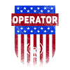 Opérateur radio amateur Drapeau américain