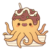 Cute Octopus Japanese Takoyaki Snack