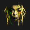 Face woman dreadlocks n°7