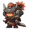 Chibi Samurai Robot